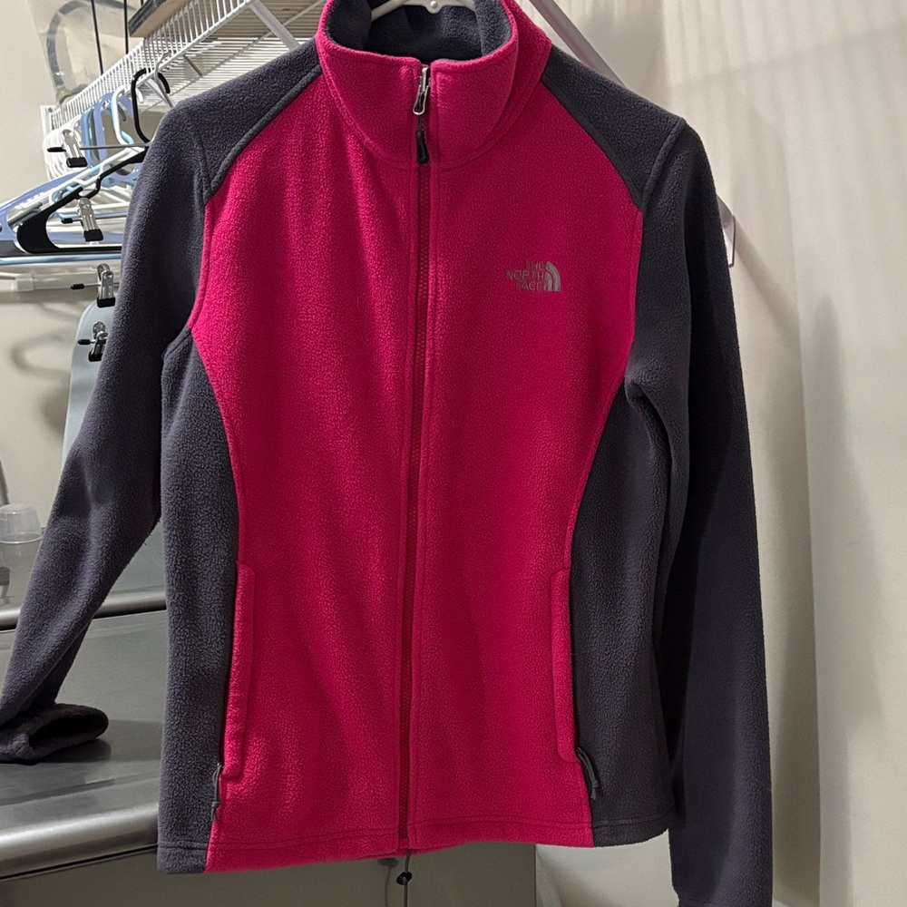 The North Face Fuchsia and Charcoal Jacket